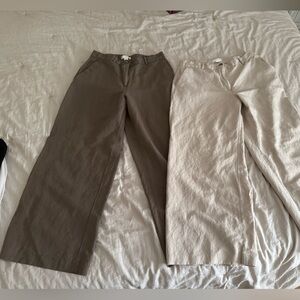 H&M - 2 pairs of Women's cute work or on the go pants.